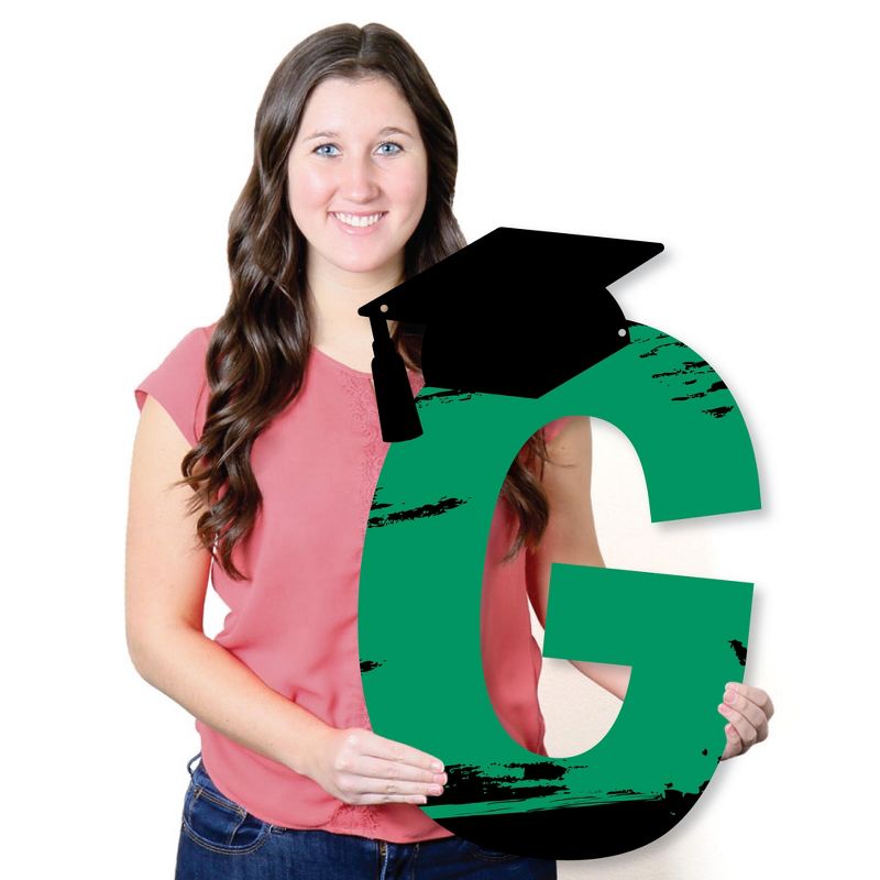 Big Dot of Happiness Senior Strong - Hanging Porch Class of 2021 Graduation Party Outdoor Decorations - Front Door Decor - 1 Piece Sign