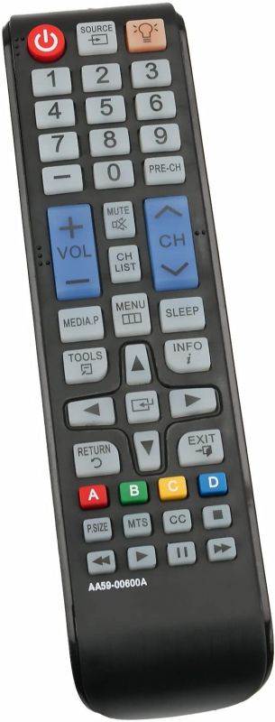 AA59-00600A Replaced Remote fit for Samsung TV UN22F5000 UN32F5000 UN40F5000 UN46F5000 UN50F5000 UN40EH6000 UN40EH6050 UN46EH6000 UN46EH6050 UN50EH6000 UN50EH6050 UN55EH6000 UN55EH6050 UN60EH6000