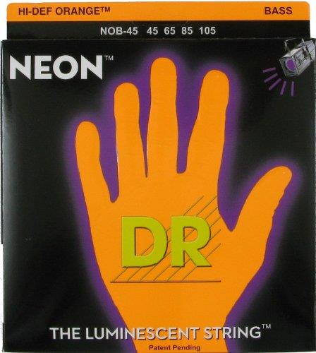 DR Neon HiDef - Medium Orange - Super Bass Guitar Strings