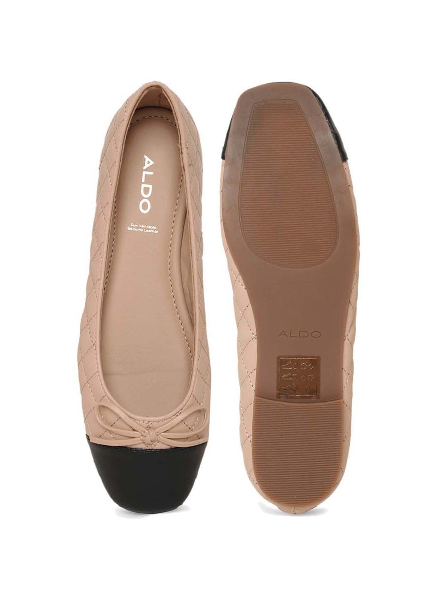 Aldo Women's Beige Flat Ballets