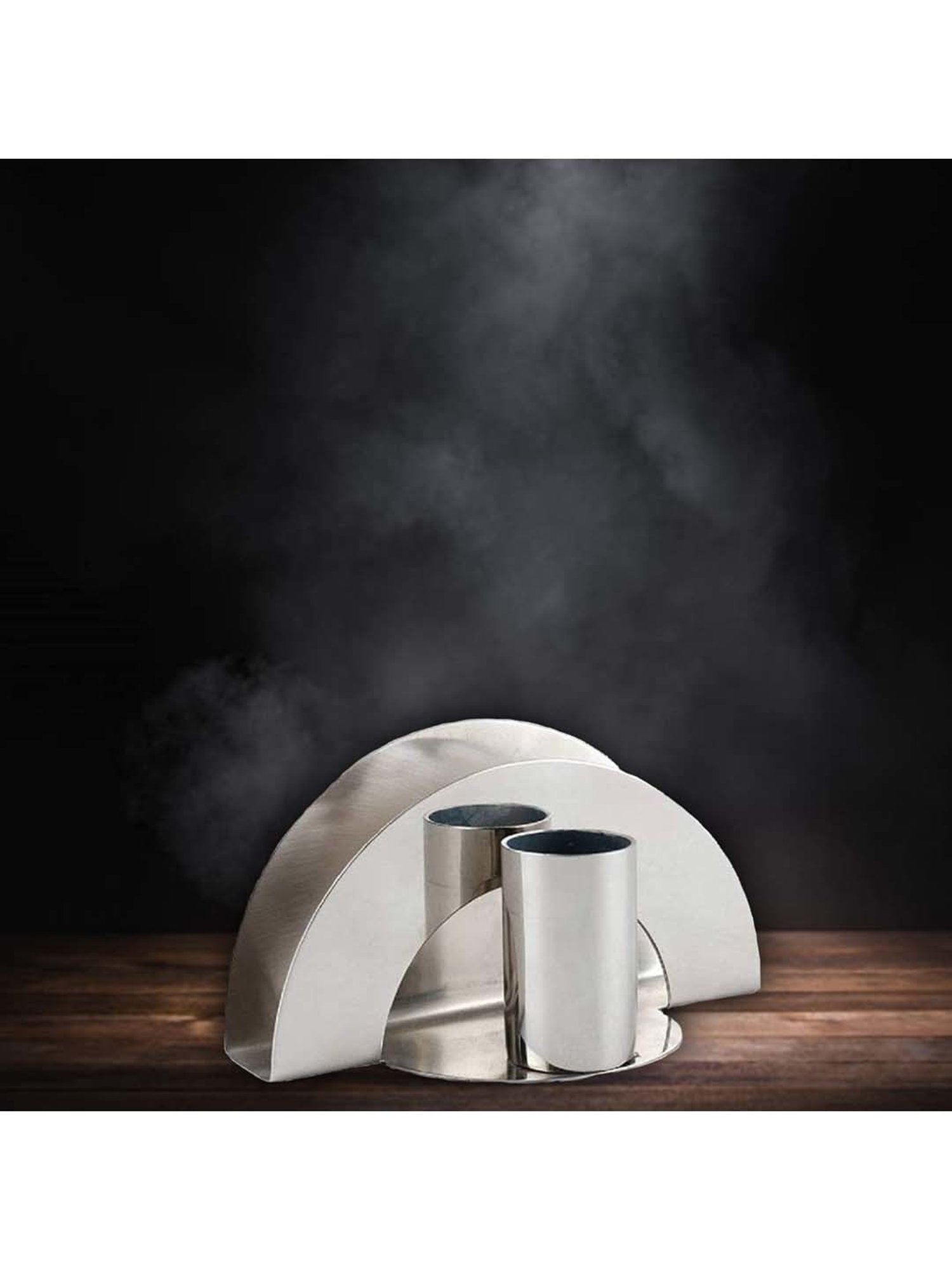 ExclusiveLane The Dancing Peacock Brown Sheesham Wood Napkin Holder - Set of 1