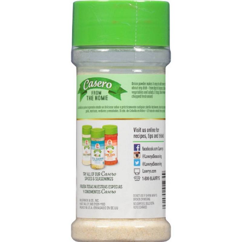 Lawry's Casero Onion Powder - 7.5oz