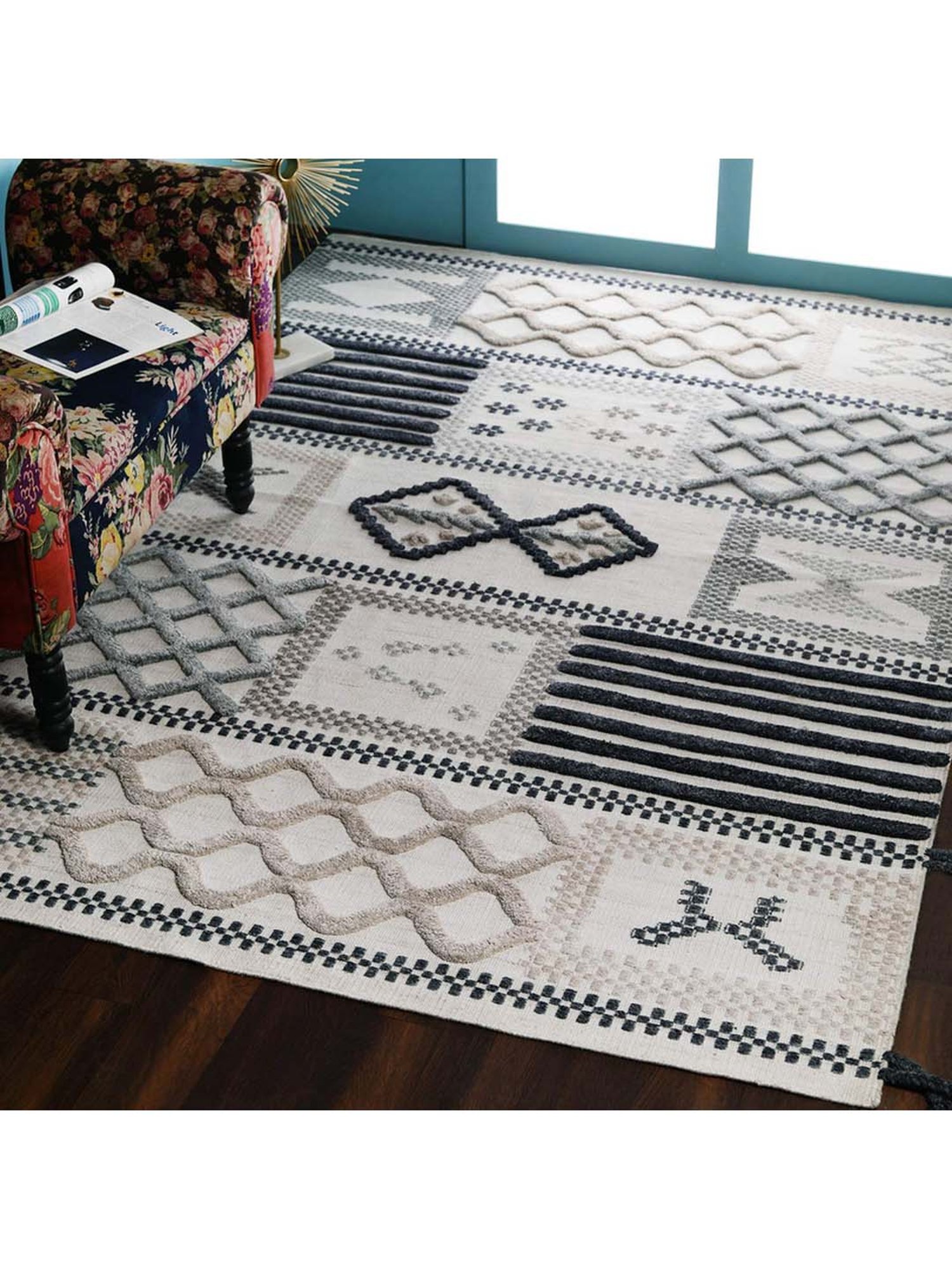 Pequra Multicolor Wool XL Carpet - Set of 1