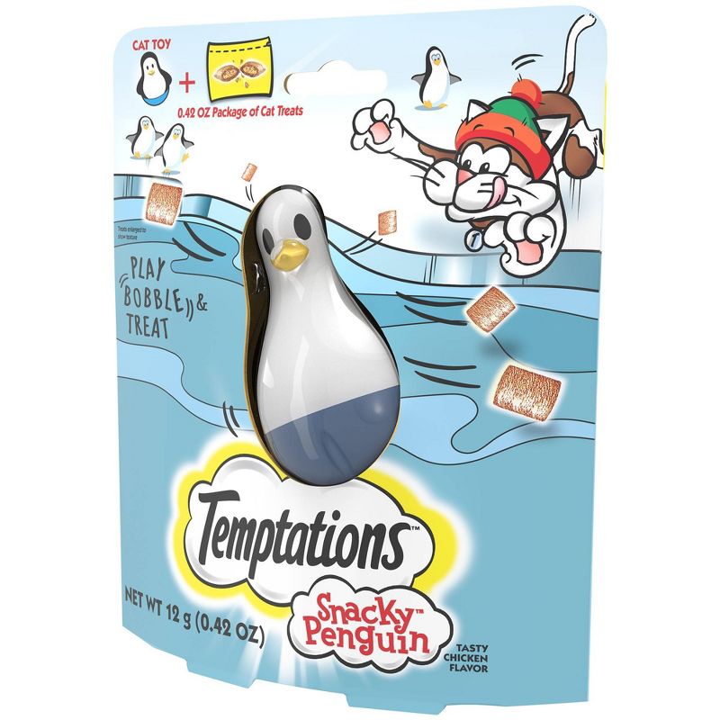 Temptations Snacky Penguin Cat Treats - 4ct