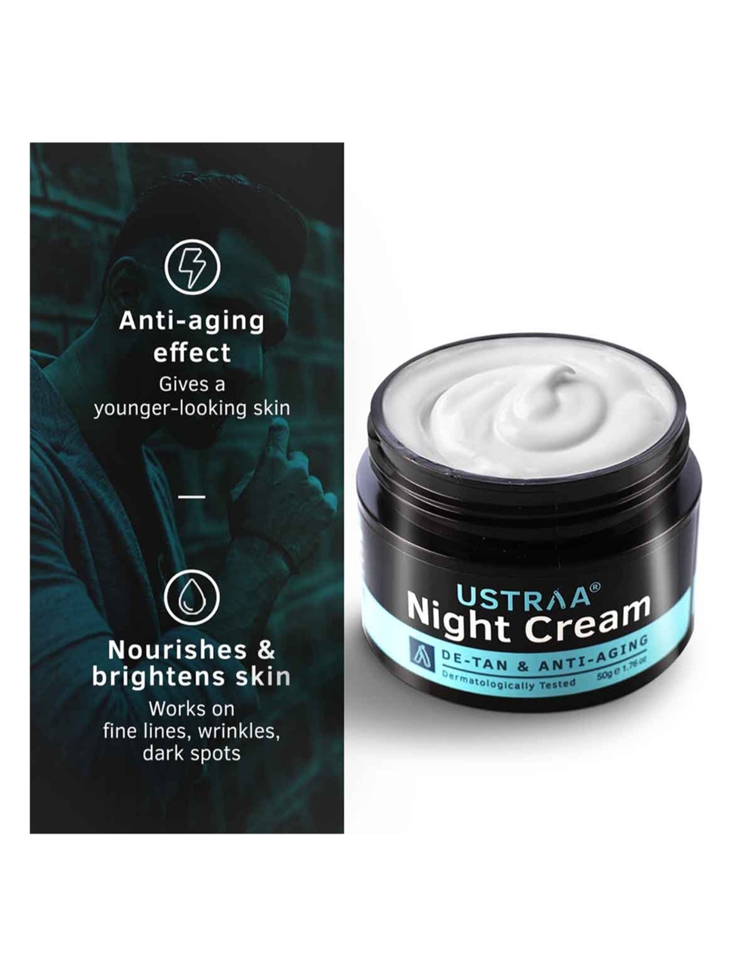 Ustraa Ayurvedic Beard Growth Oil & Hair Growth Vitalizer Combo