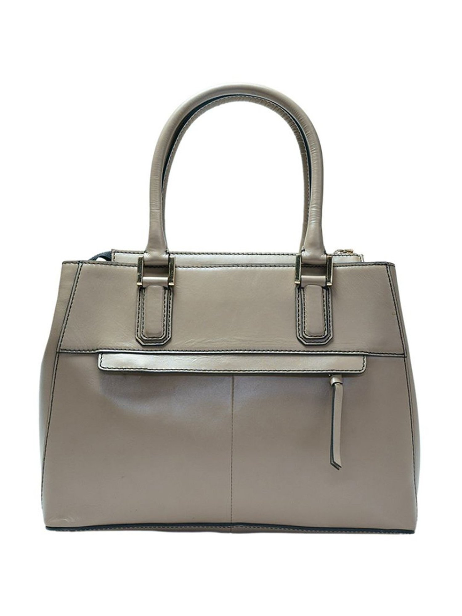 RI2K London Mink Leather Medium Animal Effect Handbag