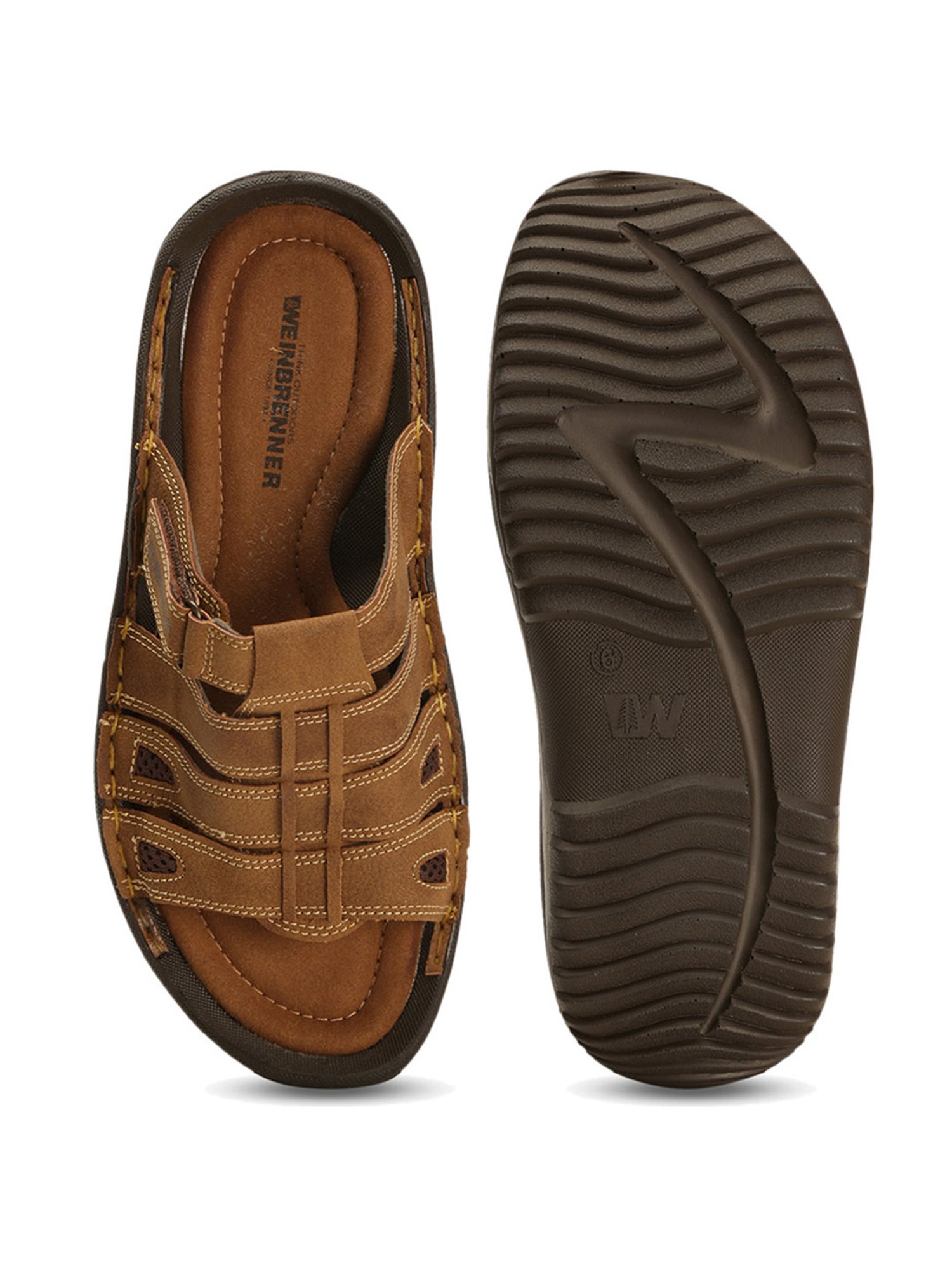 Weinbrenner by Bata Men's Tan Casual Sandals