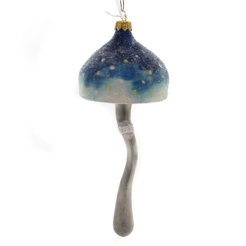Morawski 7.25" Blue Toadstool Poland  -  Tree Ornaments