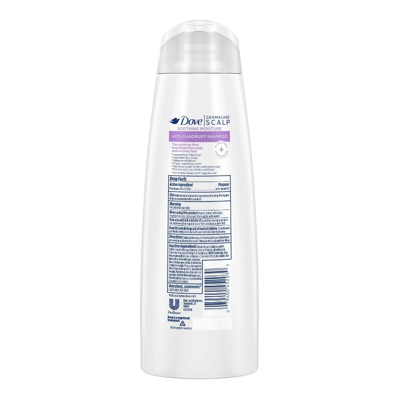Dove Beauty Derma Care Scalp Soothing Moisture Shampoo - 12 fl oz