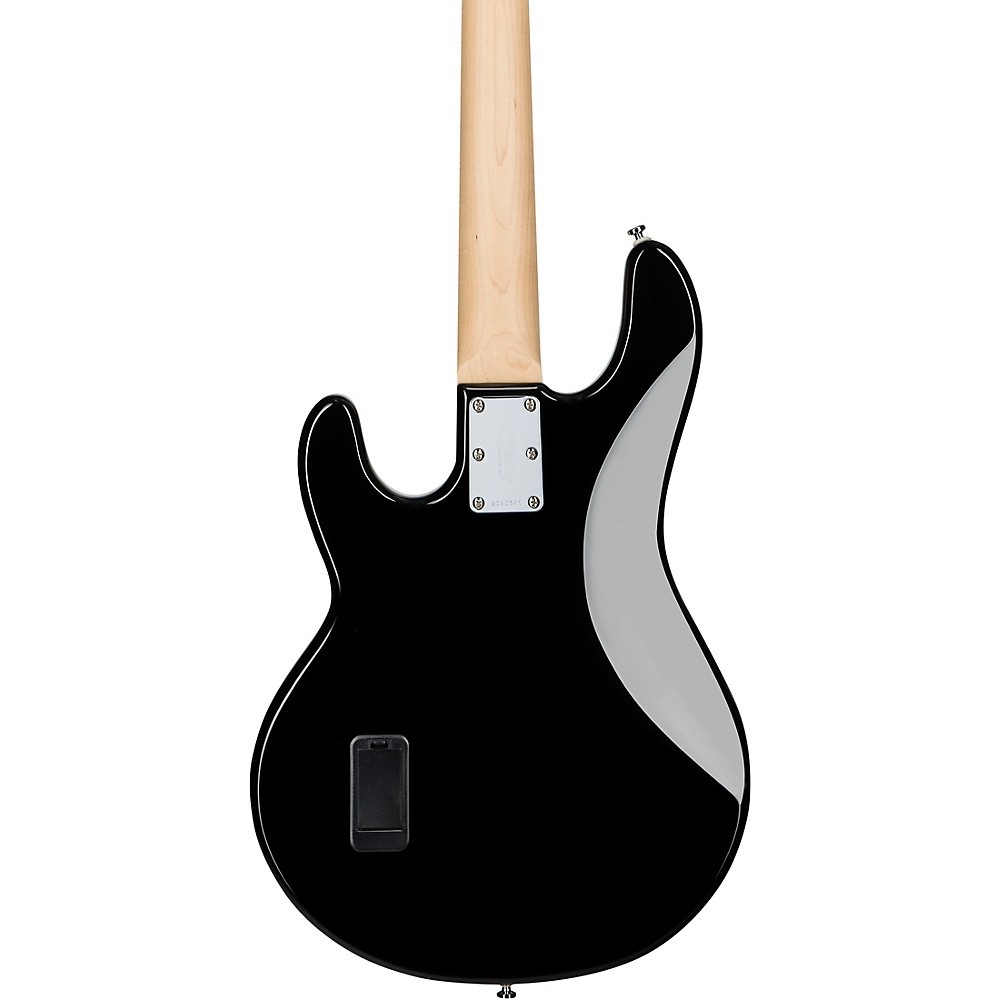 Sterling by Music Man StingRay Ray4 Maple Fingerboard Electric Bass Black Black Pickguard