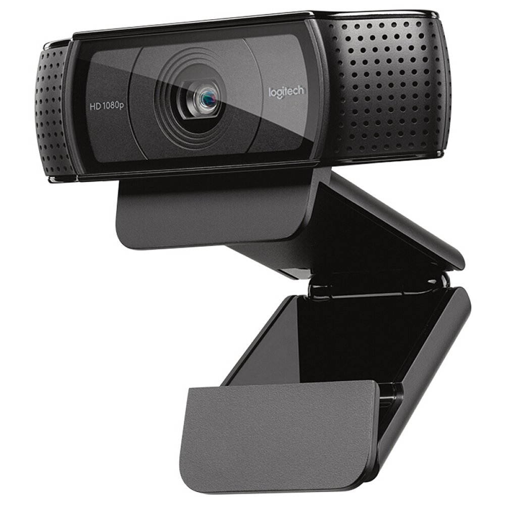 Logitech HD Pro Webcam C920 Widescreen Video Calling and Recording 1080p Camera for PC Desktop or Laptop Webcam Upgrade Version CMOS Chatcam