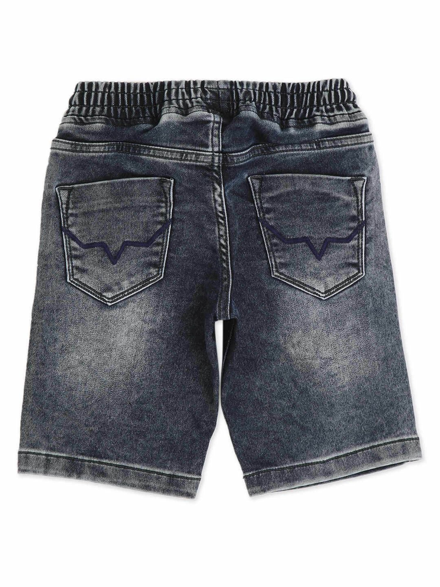 Pepe Jeans Boys Grey Solid Shorts