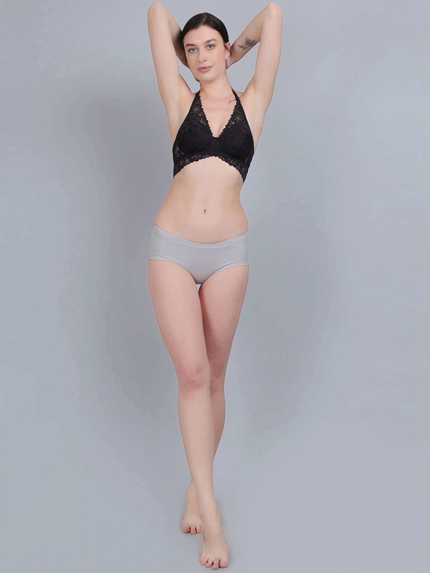 mod & shy Grey Hipster Panty