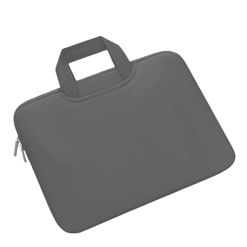 Laptop Sleeve Bag Handbag 15.6 Inch Carrying Case, 360&deg; Protective Computer Bag, Waterproof Shockproof Durable, Gray