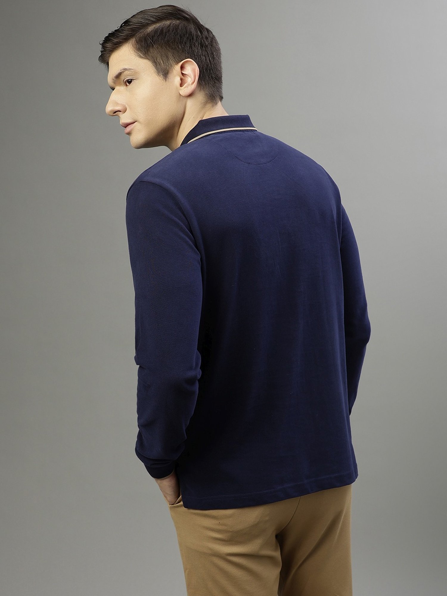 Iconic Men Brand Logo Regular Fit Cotton T-shirt