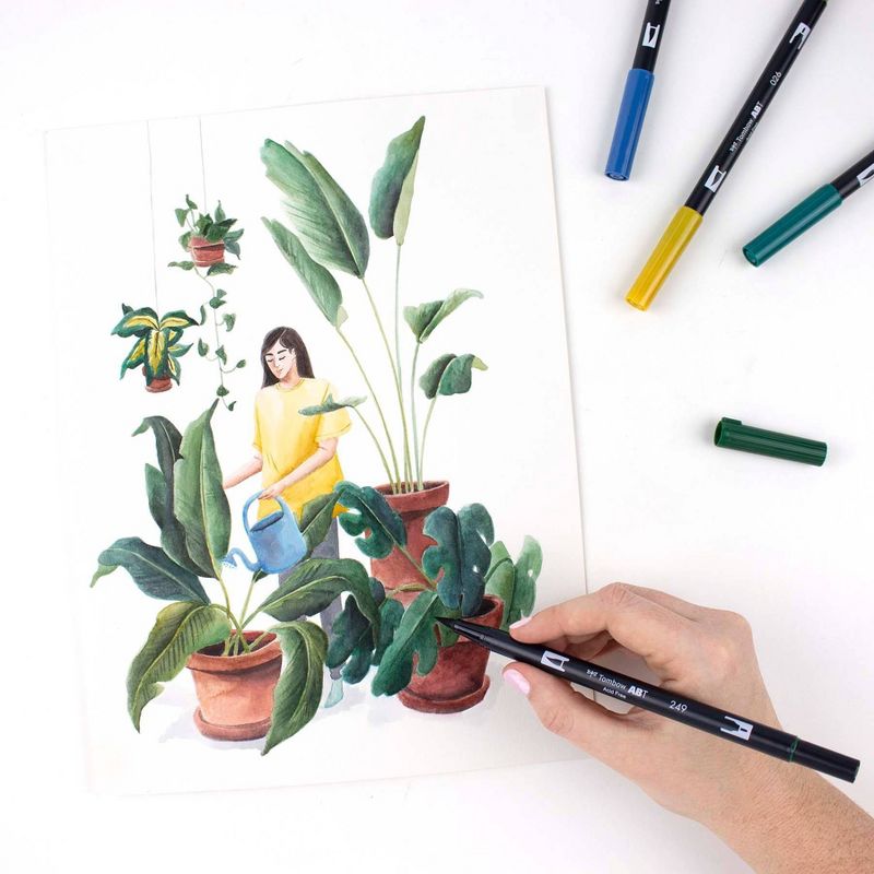 Tombow 10ct Dual Brush Pen Art Markers - Bohemian