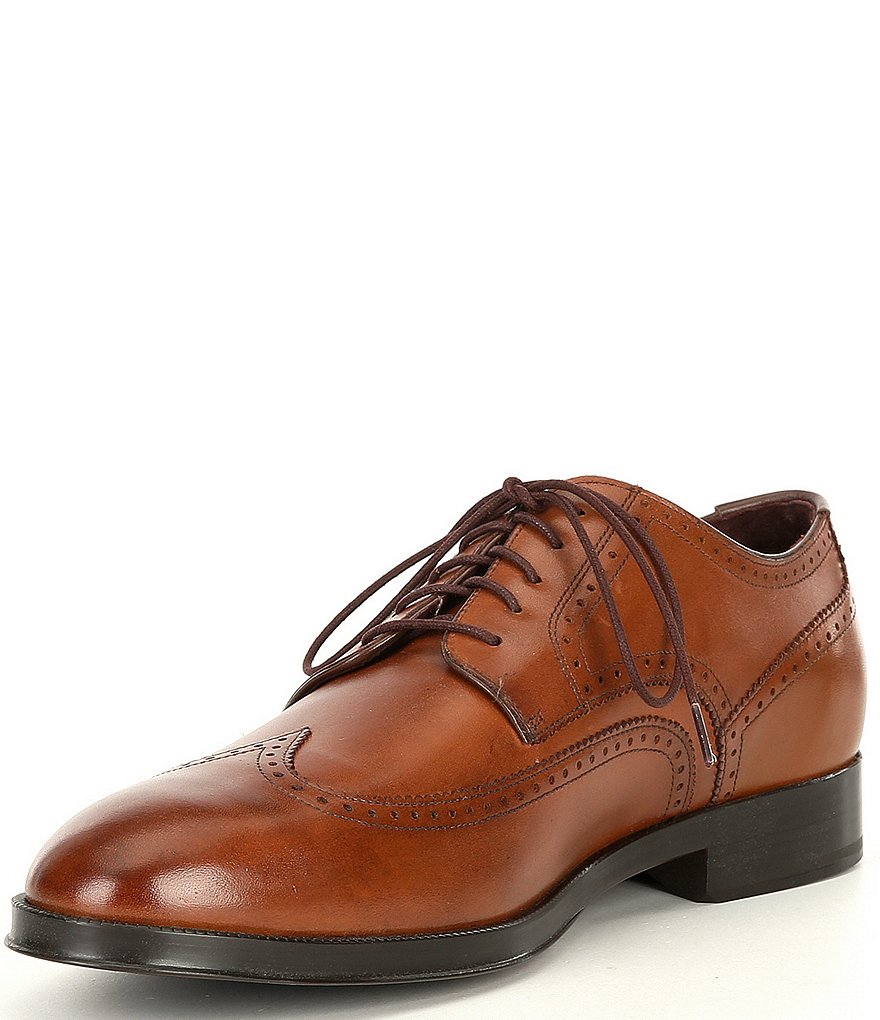 Cole Haan Men's Dawson Leather Wingtip Lace Up Oxfords