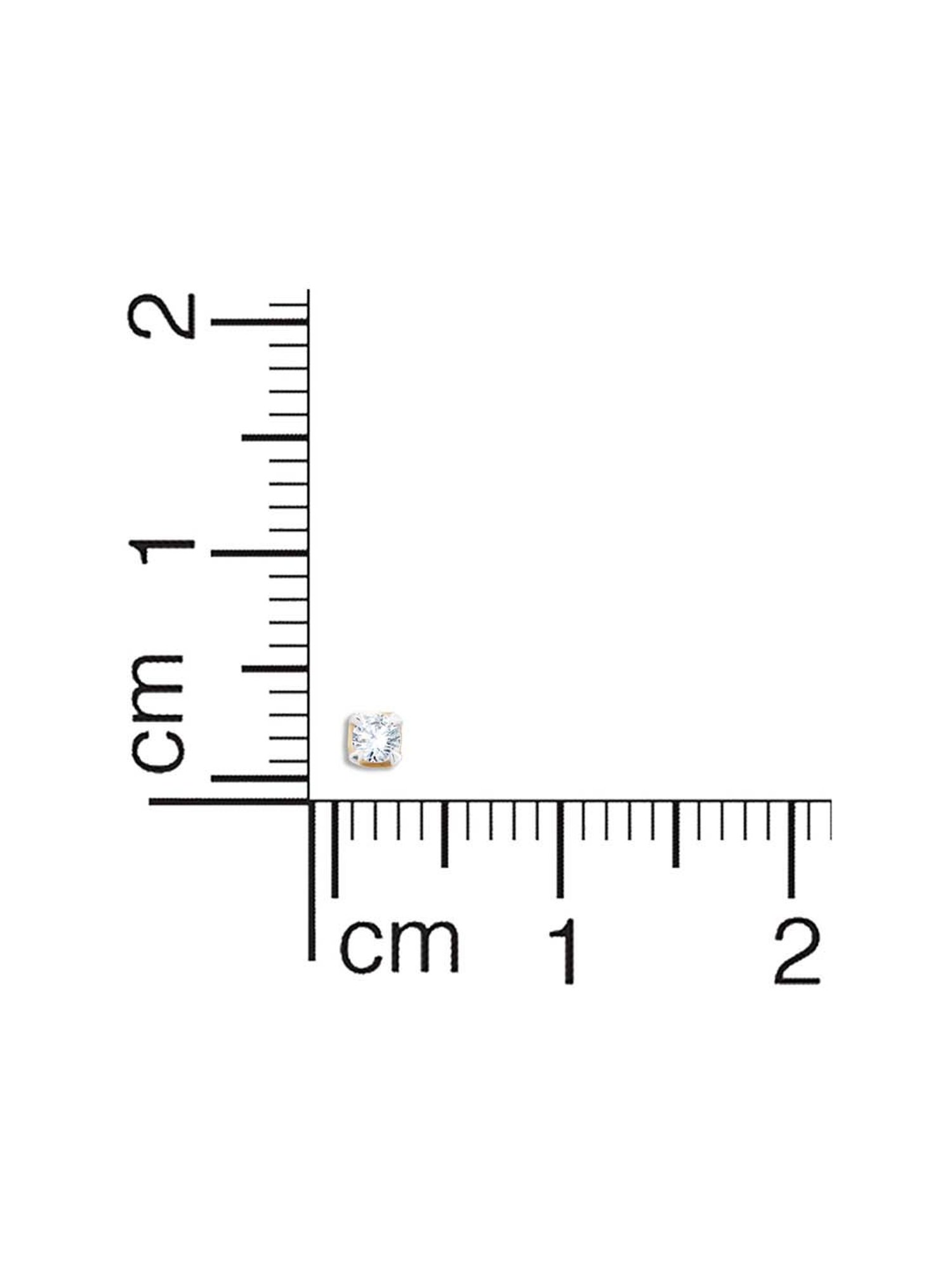 Malabar Gold and Diamonds 18 kt Gold & Diamond Nosepin