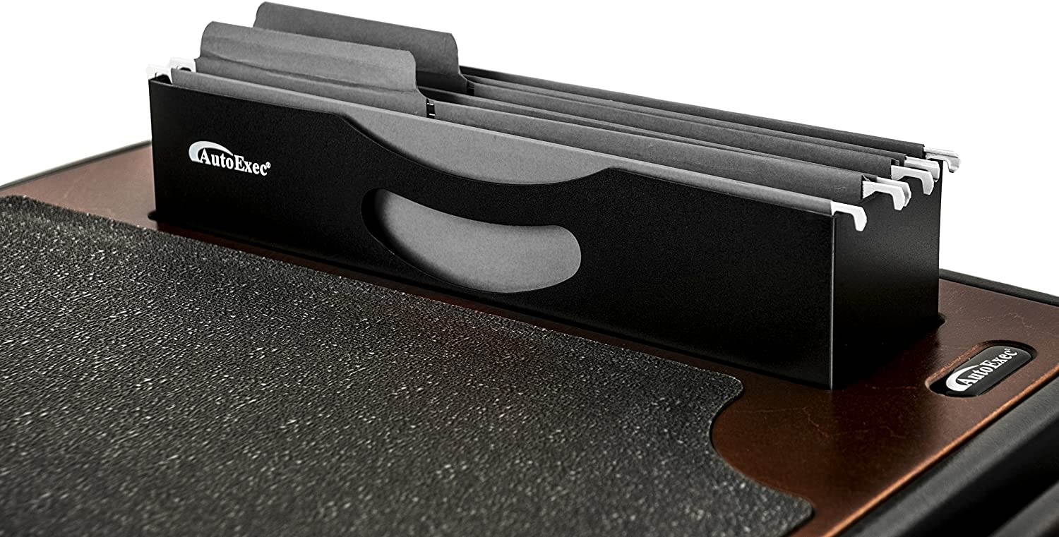 AutoExec AUE26003 Efficiency FileMaster Car Desk Mahogany Finish with Phone Mount 

AEFile-03MAH