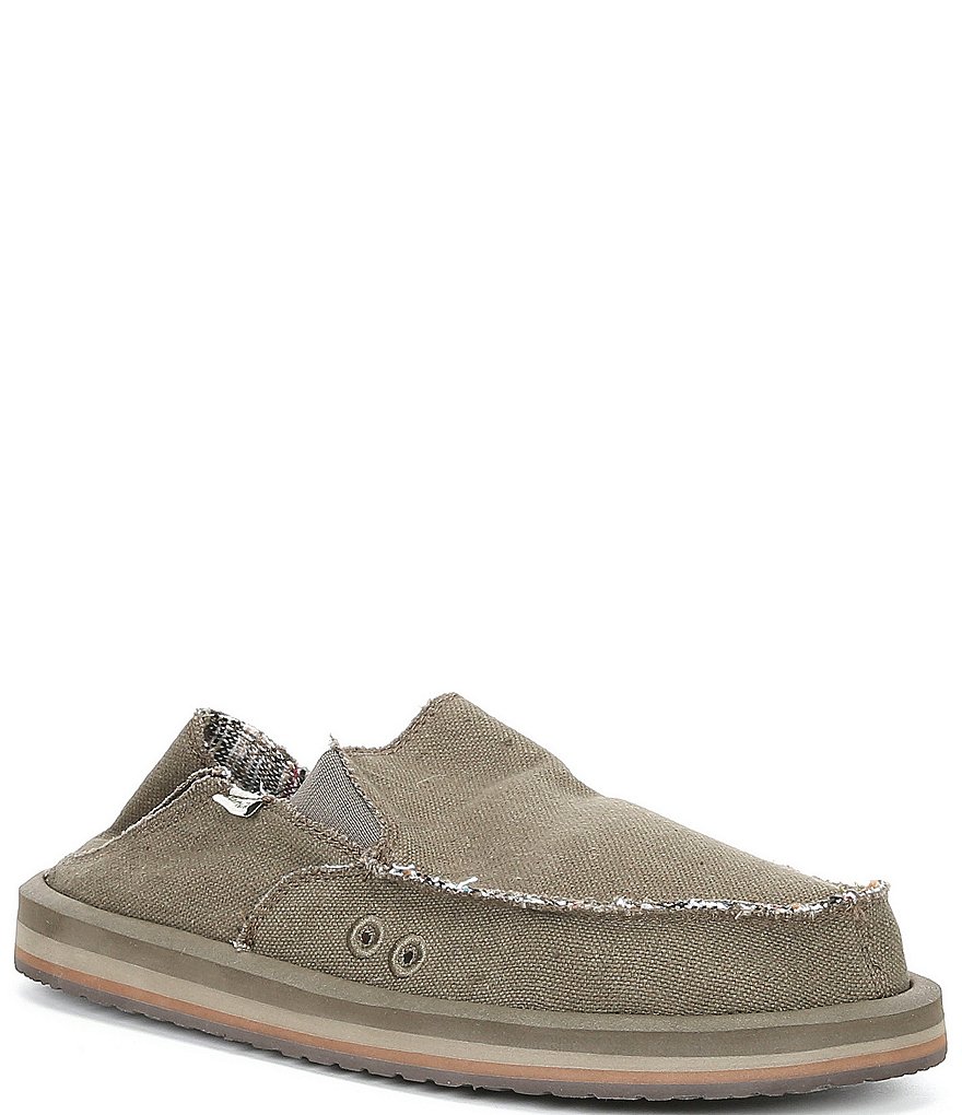 Sanuk Men's Vagabond ST Hemp Slip-On Shoes