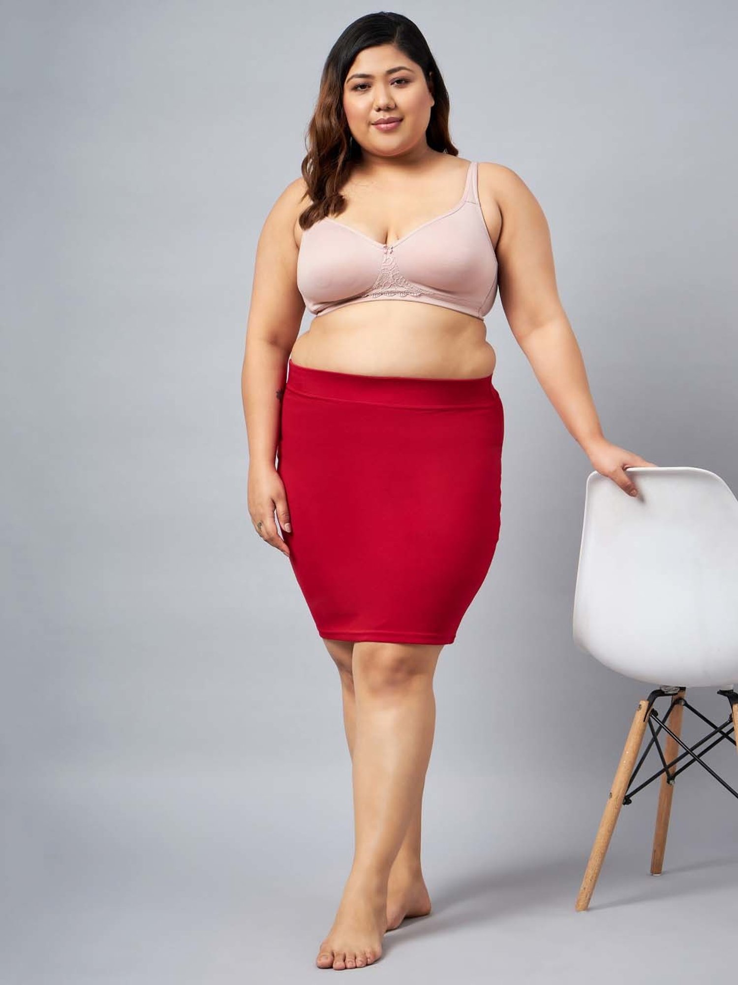 Da Intimo Black Full Coverage Thigh Shaper