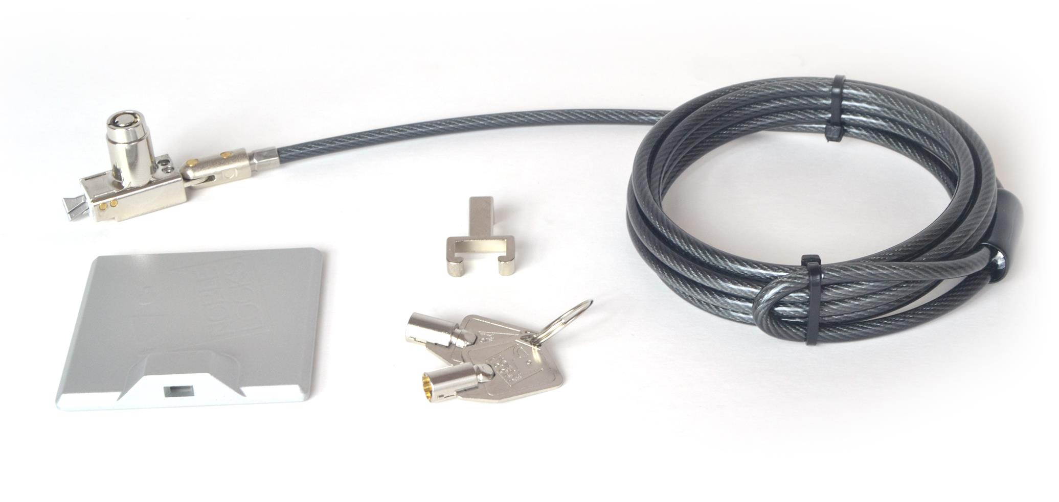 NOBLE SECURITY - NOBEL UNIVERSAL WEDGE LOCK KIT THAT INCLUDES LOW PROFILE 3M ADHESIVE LOCK BRAKET