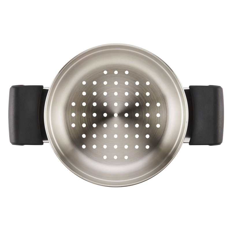 Farberware Classic Traditions 3qt Stainless Steel Sauce Pot with Steamer