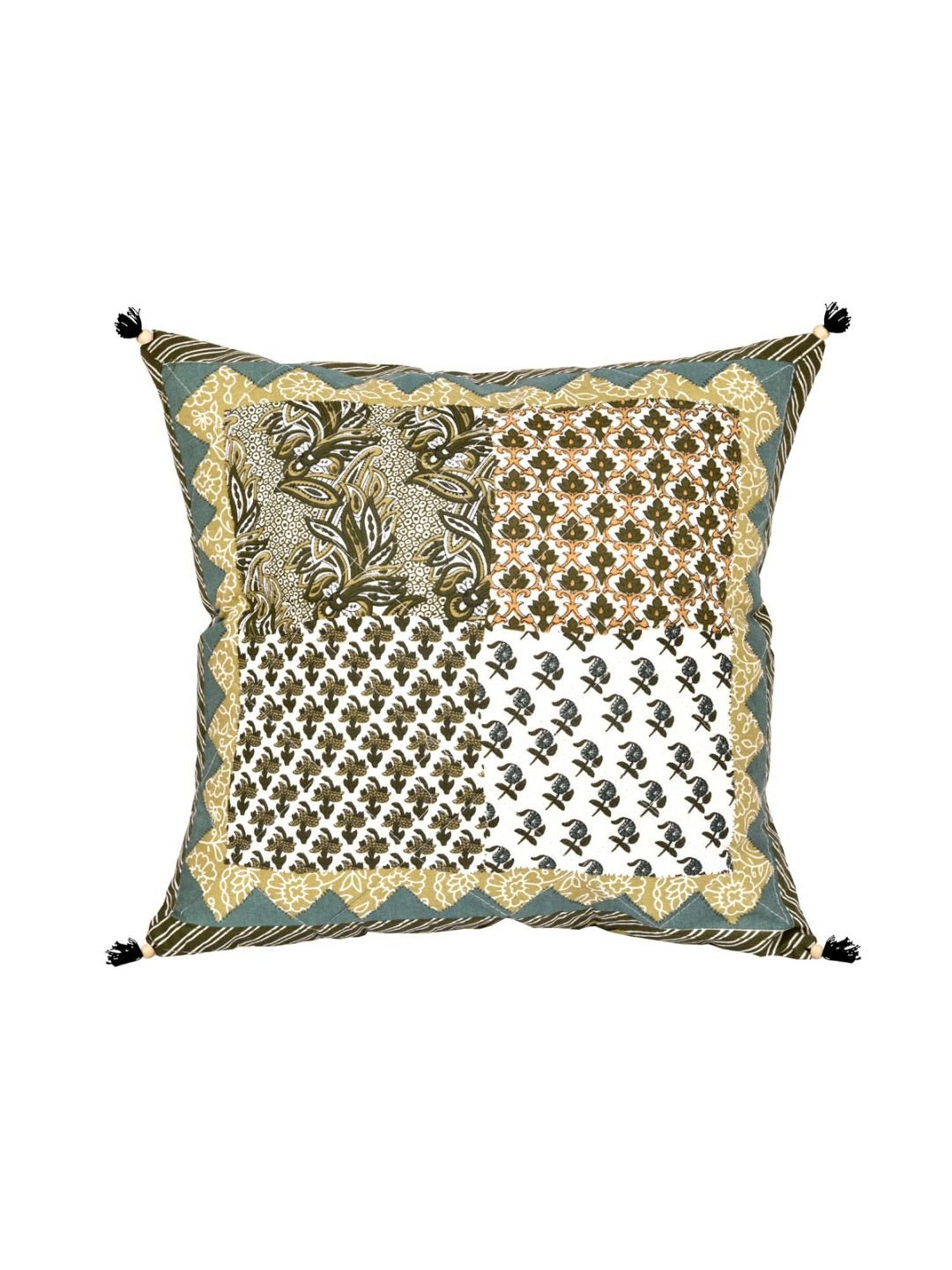 Living Roots Multicolor Cotton Cushion Covers - Set of 5