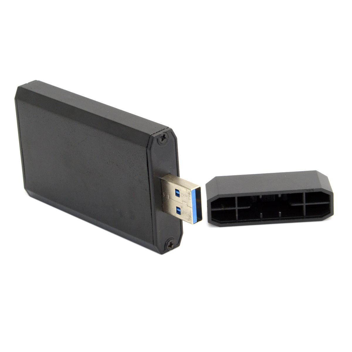 Mini PCI-E mSATA to USB 3.0 External SSD PCBA Conveter Card with Enclosure