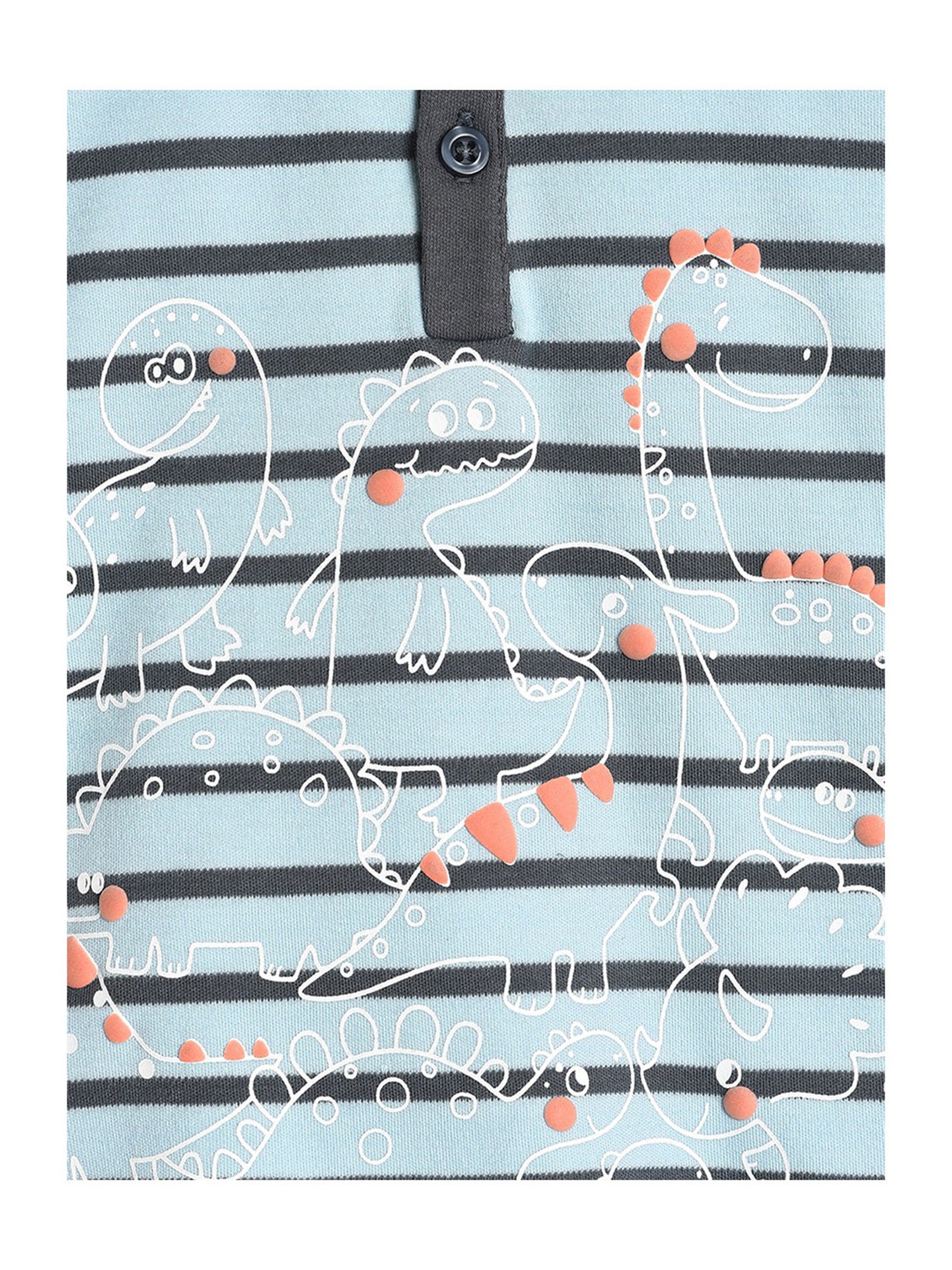 MiArcus Kids Blue & Black Striped T-Shirt