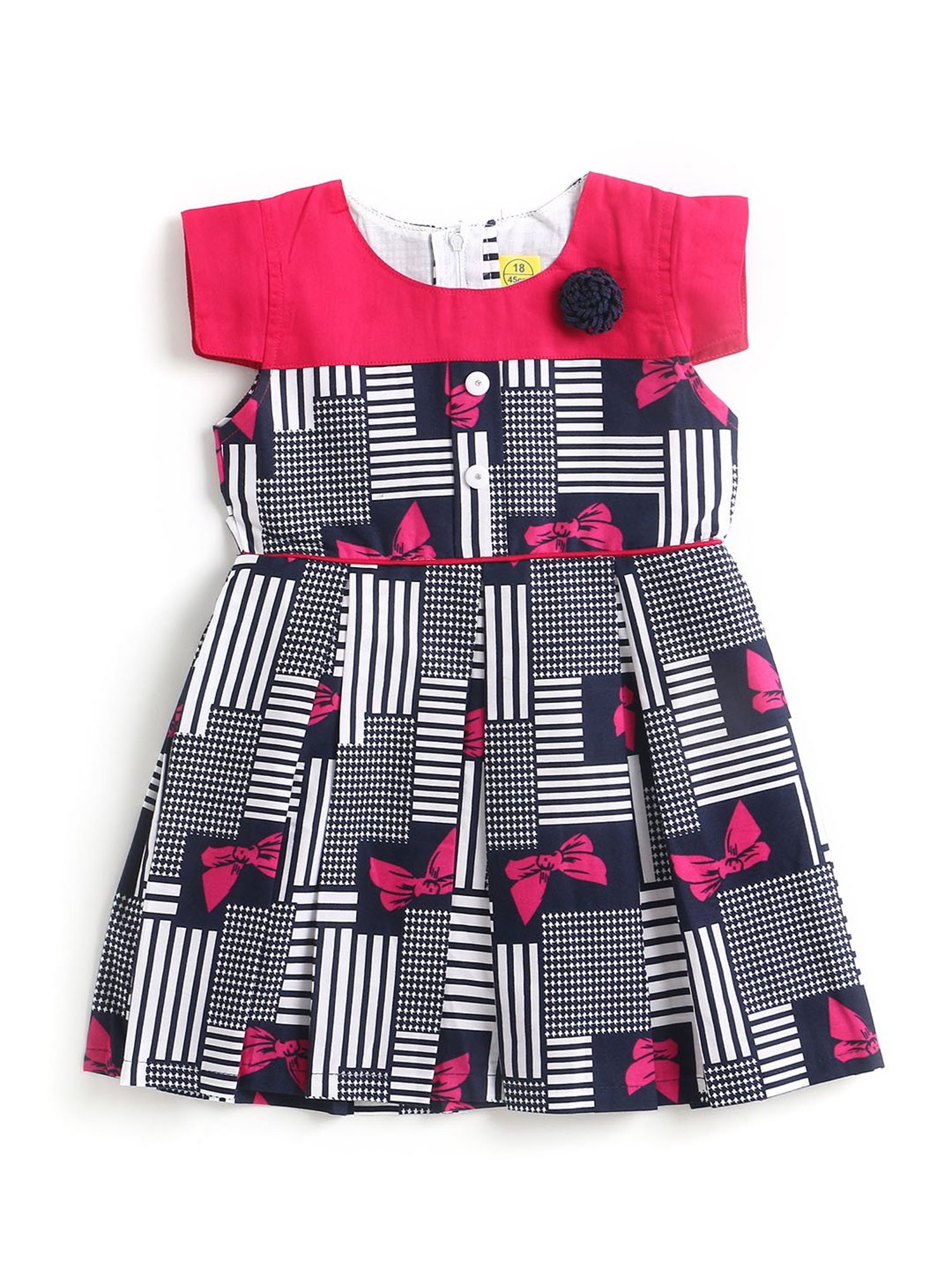 The Magic Wand Kids Multicolor Printed Dress