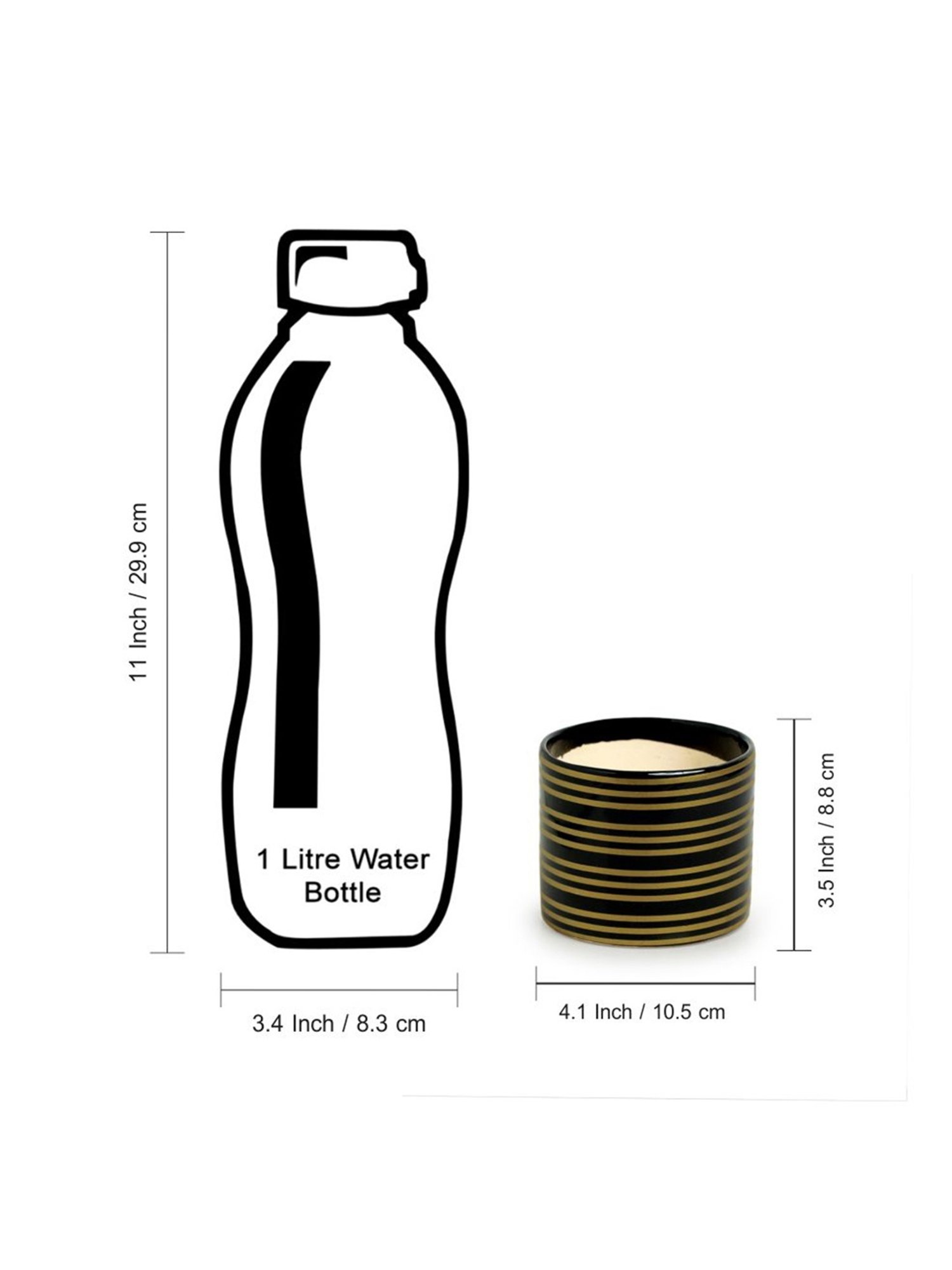 TAYHAA White Ceramic Leaf Shape Vase