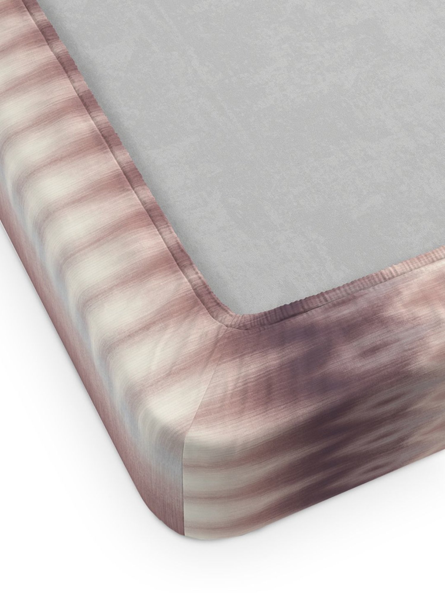 DDecor Ethnic Red 136 TC Cotton King Fitted Bed Sheet With 2 Pillow Covers