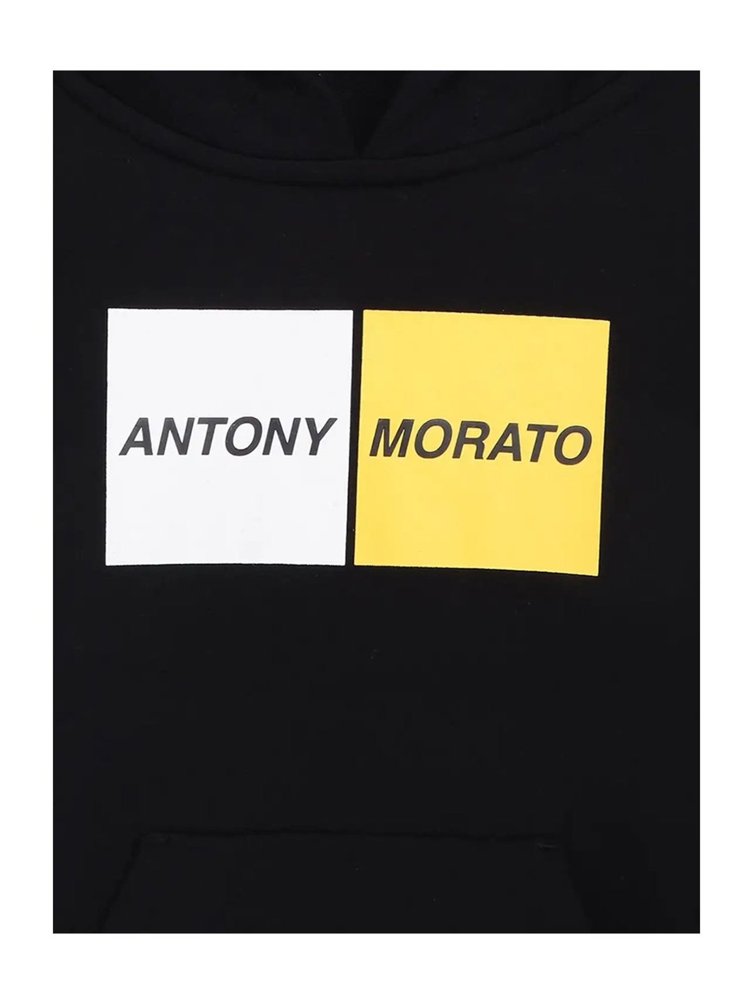 Antony Morato Kids Black Logo Print  Hoodie