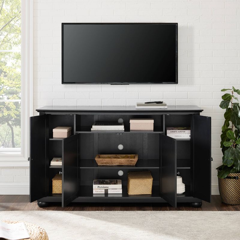 Alexandria Media Stand for TVs up to 65" Black - Crosley