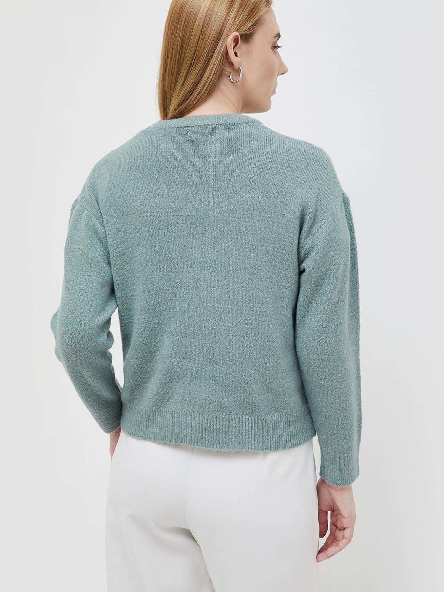 Code by Lifestyle Blue Embellished Sweater