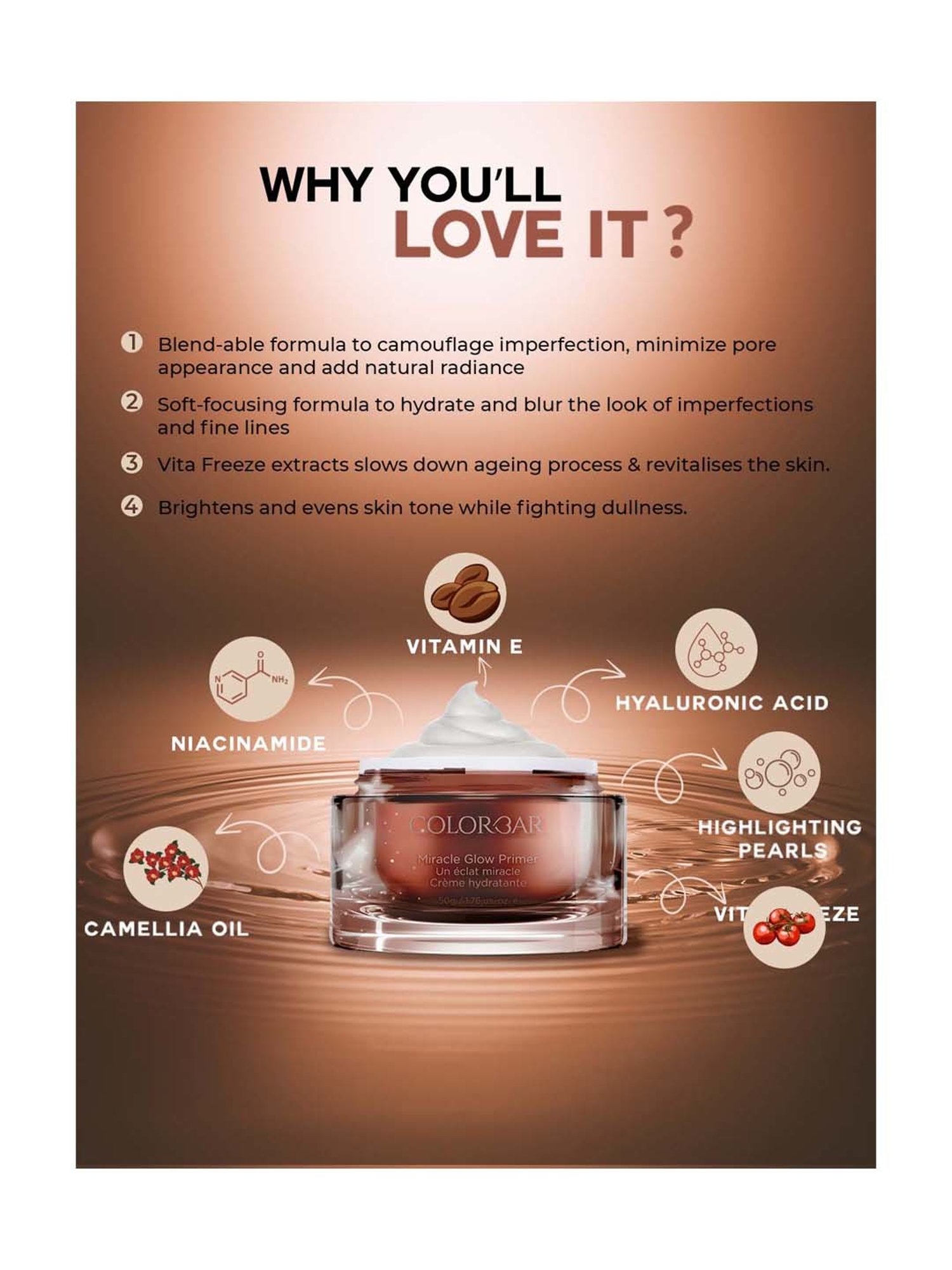 Colorbar Miracle Glow Primer Miracle Glow Primer - 50 gm