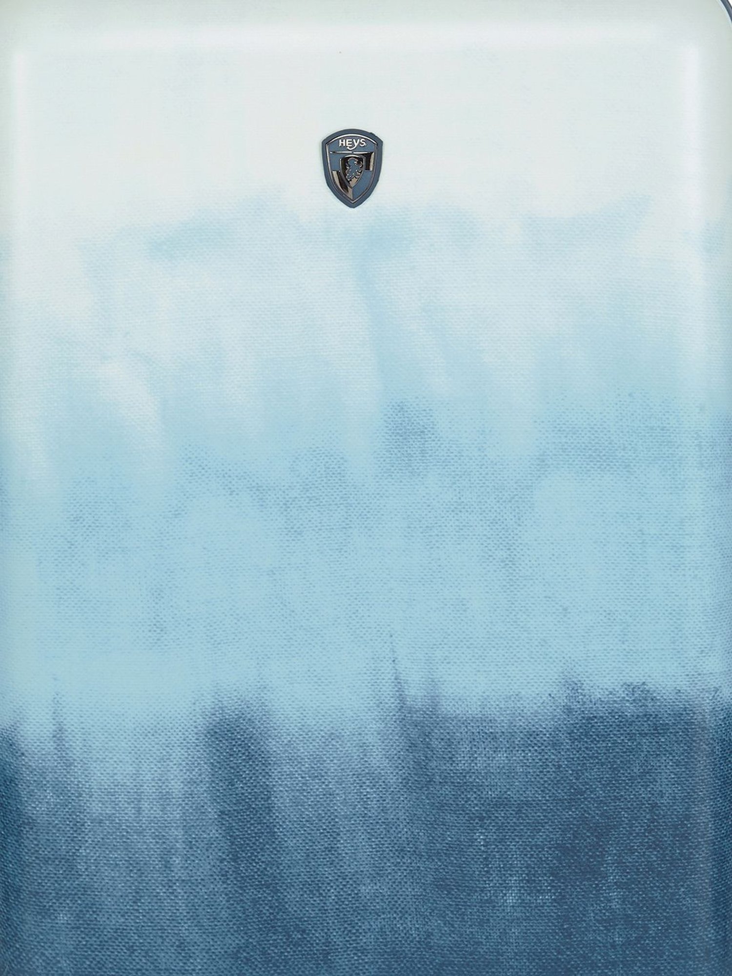 HEYS Tie-dye Blue Printed Hard Medium Trolley Bag -26 cm