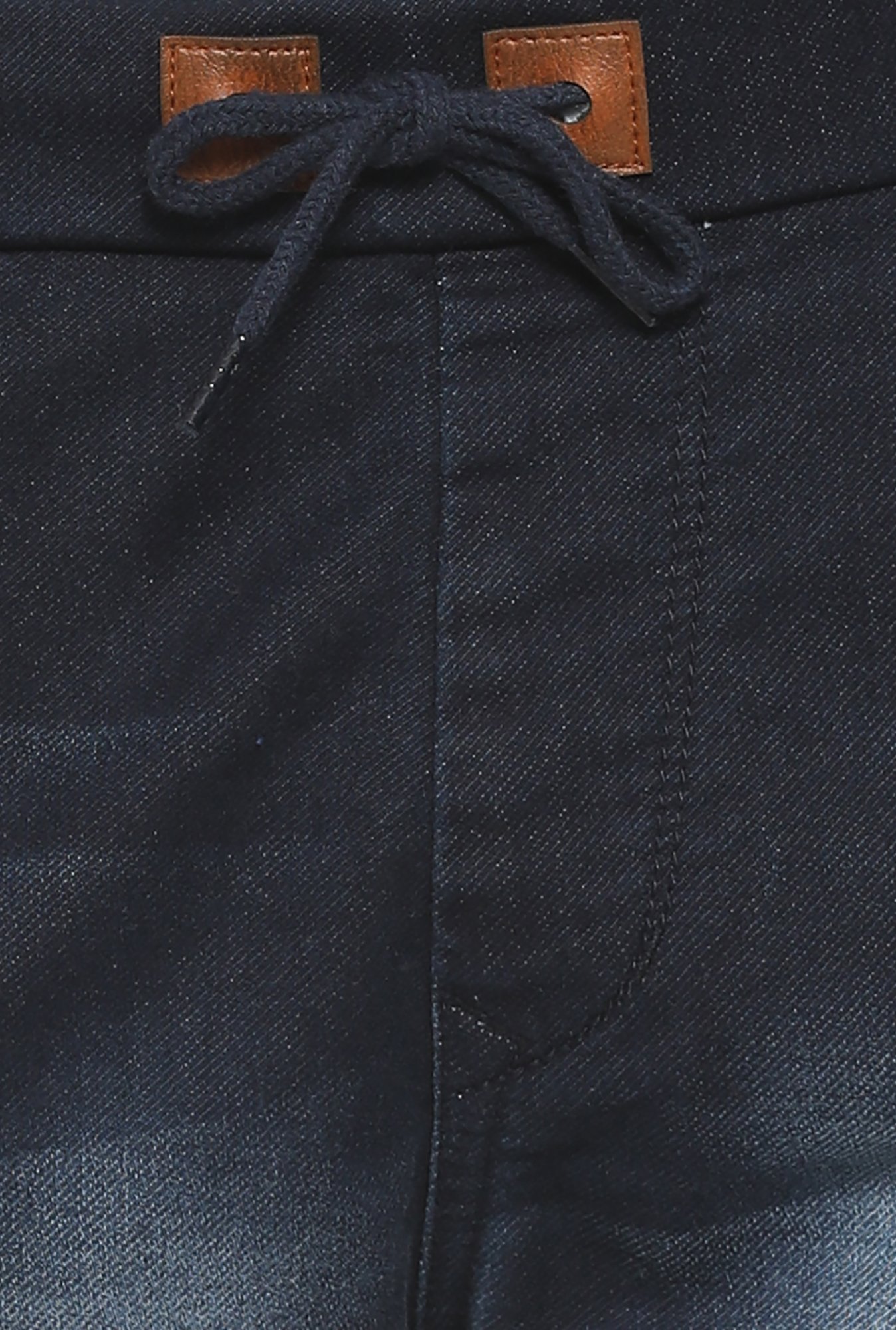 Campus Sutra Blue Slim Fit Lightly Washed Jeans