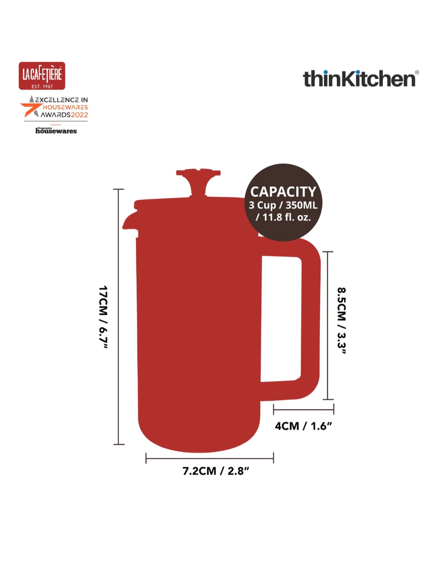 Milton Silver Stainless Steel Thermal Coffee Pot (500 ml) - Set of 1