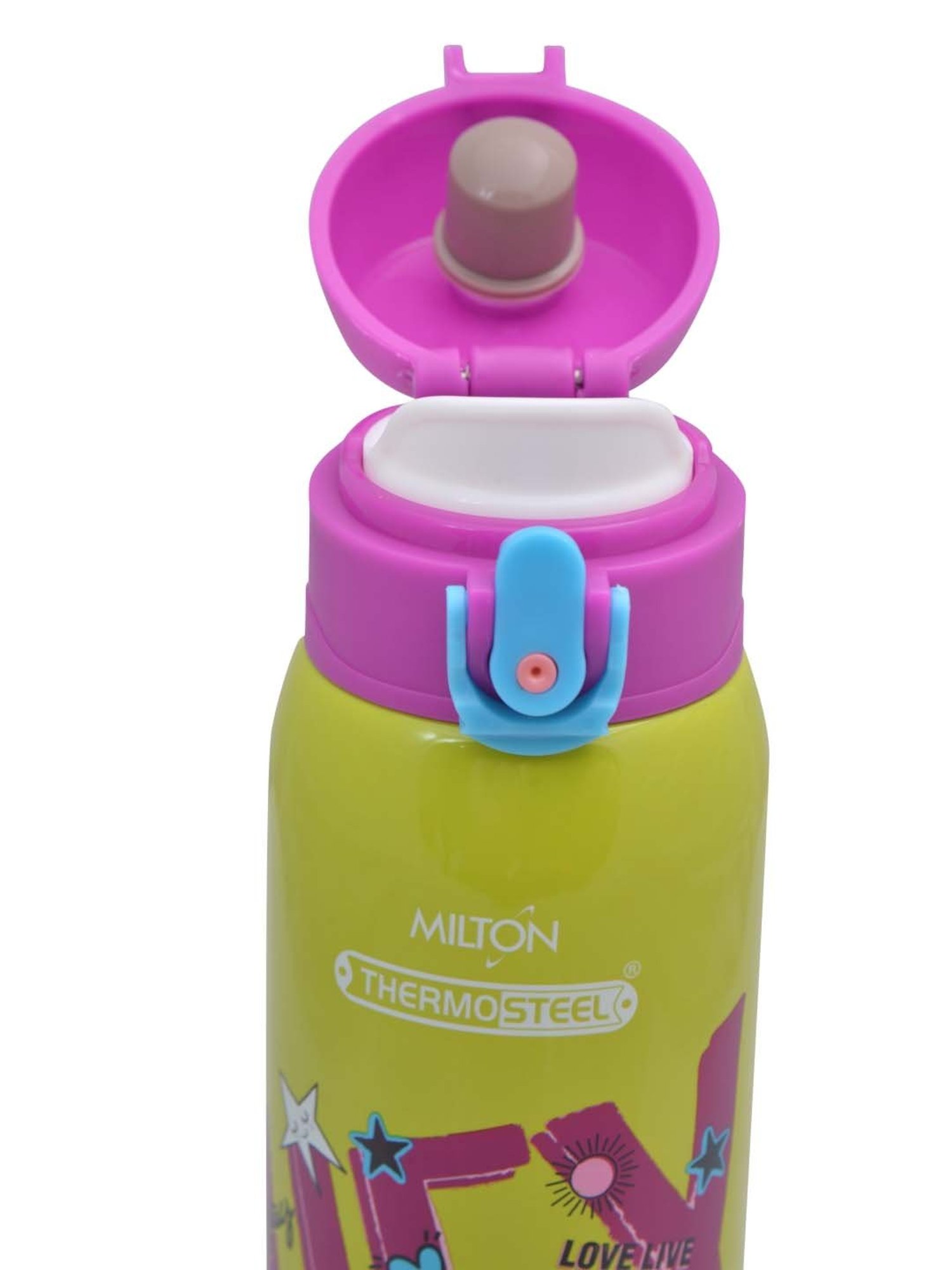 Milton Jolly Green Stainless Steel Kids Thermosteel Sipper (390 ml) - Set of 1