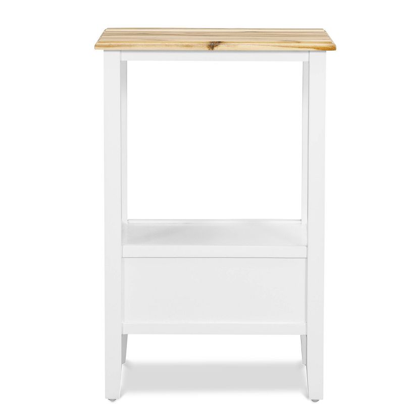 Harris End Table White - ClickDecor