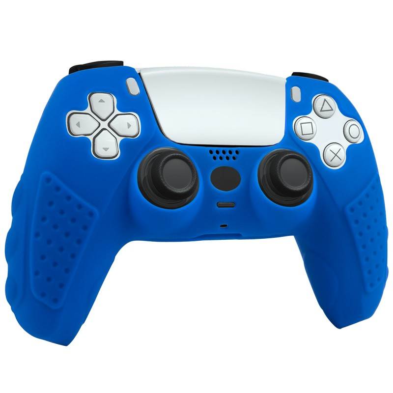 For PS5 Gamepad Silicone Protective Cover For SONY Playstation 5 Wireless Controller Protection Case With Non-slip Particles