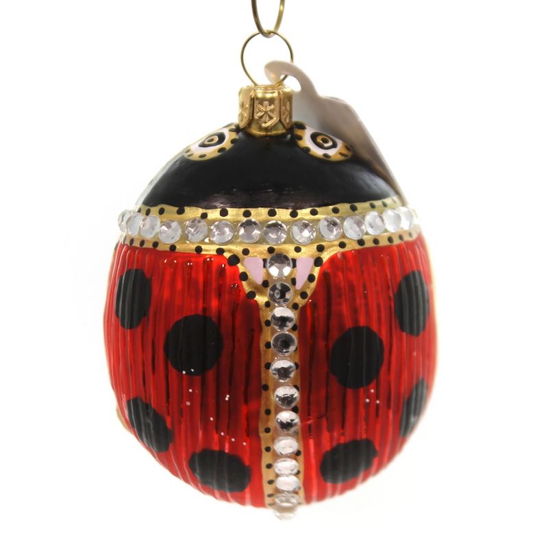 Christina's World Faberge Ladybug Ornamet Lady Bug Insect  -  Tree Ornaments