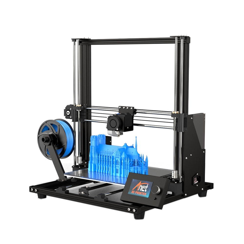 A8 Plus DIY 3D Printer Kit 300*300*350mm Printing Size With Magnetic Movable Screen/Dual Z-axis Support Belt Adjustment