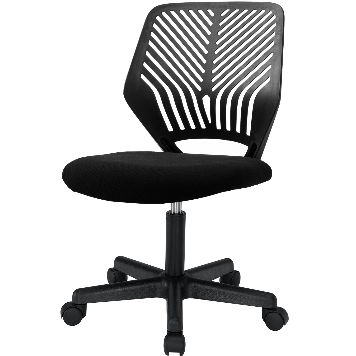 Vitesse Office Chair Armless Desk Chair Mesh Computer Chair Task Chair with Back Support Swivel Rolling Executive Chair for Back Pain,Black