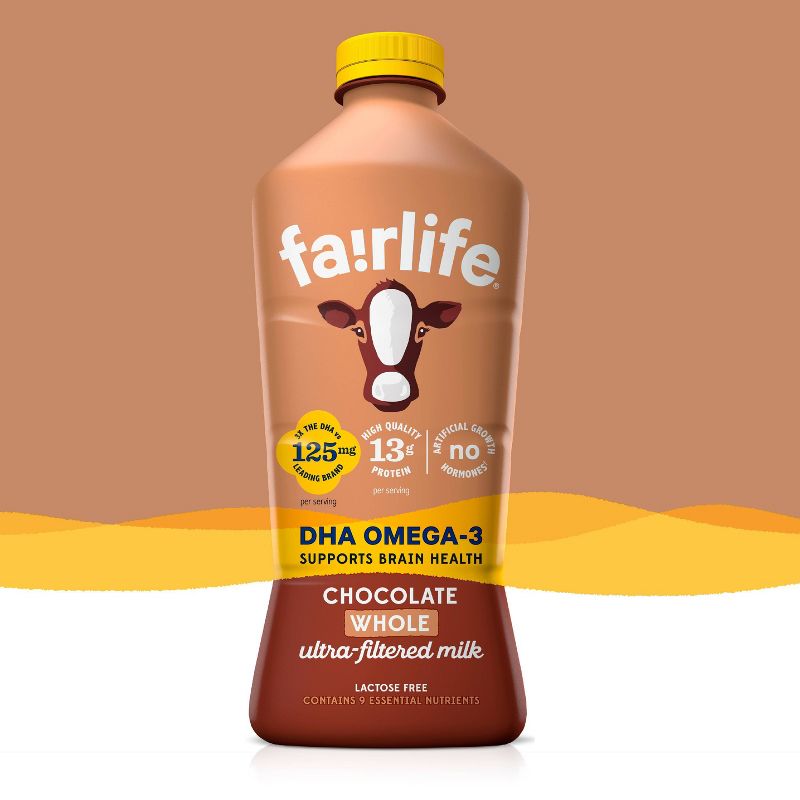 Fairlife Lactose-Free DHA Omega-3 Whole Chocolate Milk - 52 fl oz