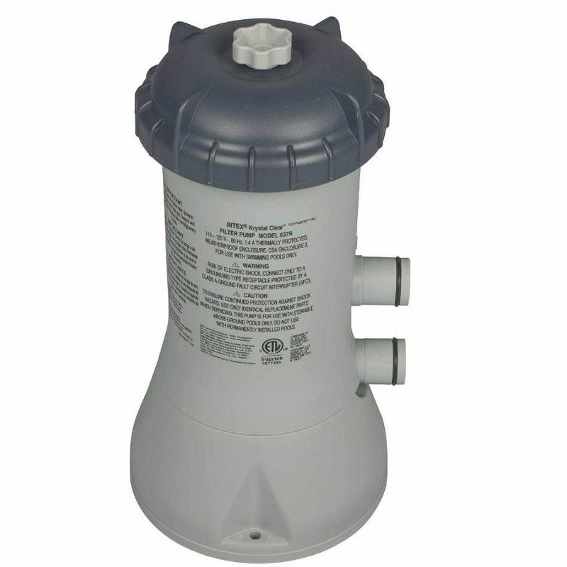 Intex Krystal Clear 1000 GPH Filter Pump & 15000 Gal Saltwater Chlorinator