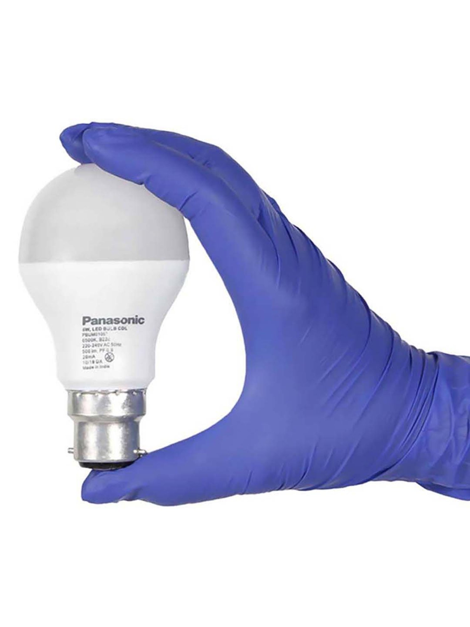 Panasonic PBUM1033 5W B22 Cool Day Light LED Bulb - Pack of 10 (White)