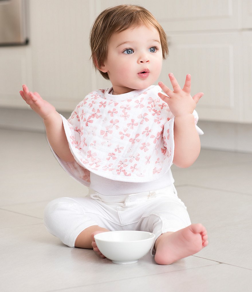 Aden Anais Baby Girls 2-Pack Birdsong Bib Set